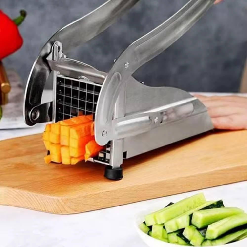coupe frite solide acier inoxydable