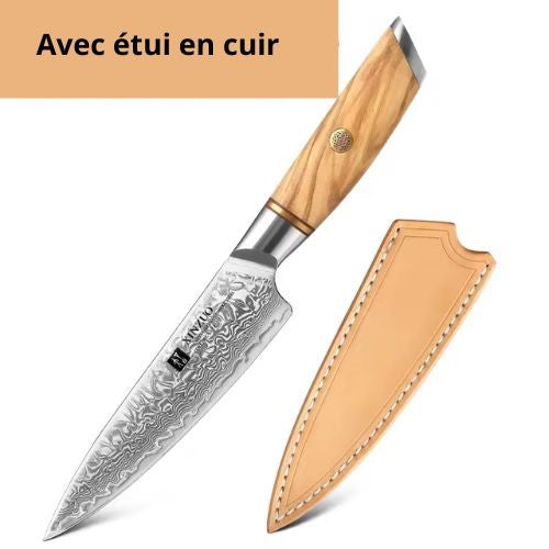 couteaux de cuisine bonne qualité avec etui