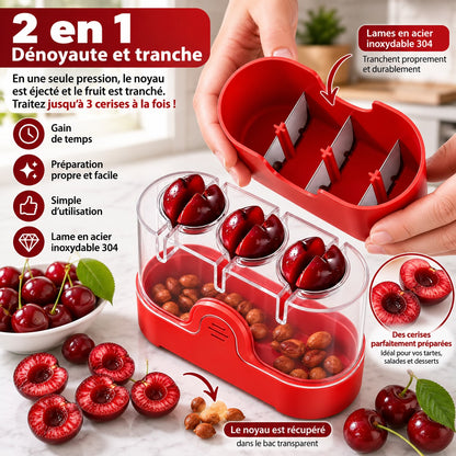 DENOYAUTEUR CERISE | TRIPLE INOX