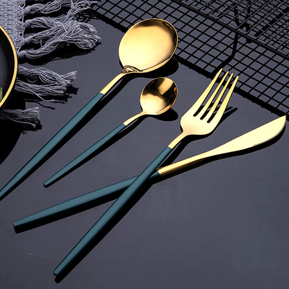 Ensemble_de_Couverts_de_Luxe_en_Acier_Inoxydable_Noir_et_Or