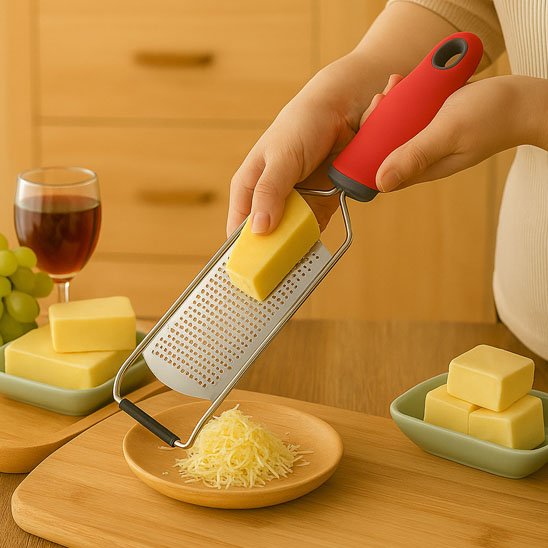 une Râpe à fromage ergonomique 