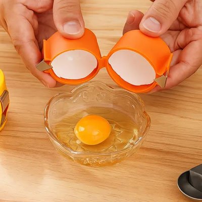  casser les coques des oeufs avec un Coupe oeuf 