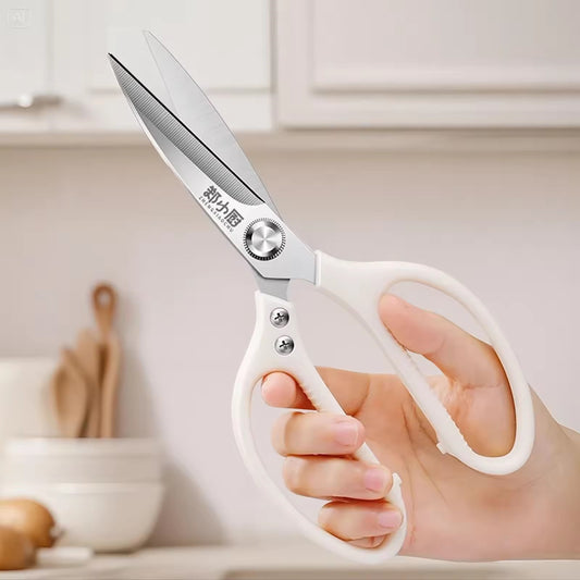 ciseaux de cuisine blanche 