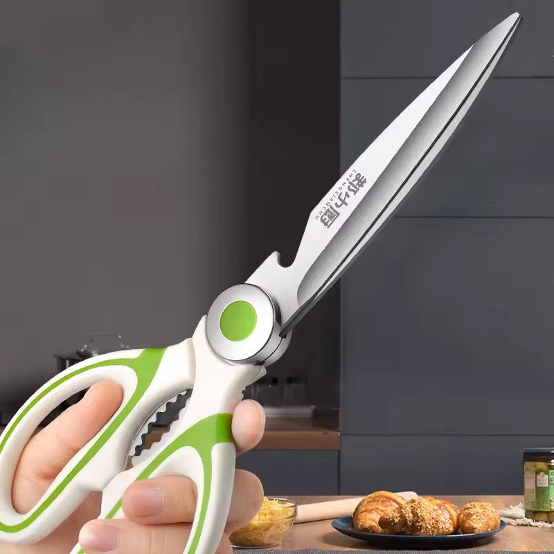 ciseaux de cuisine verte 