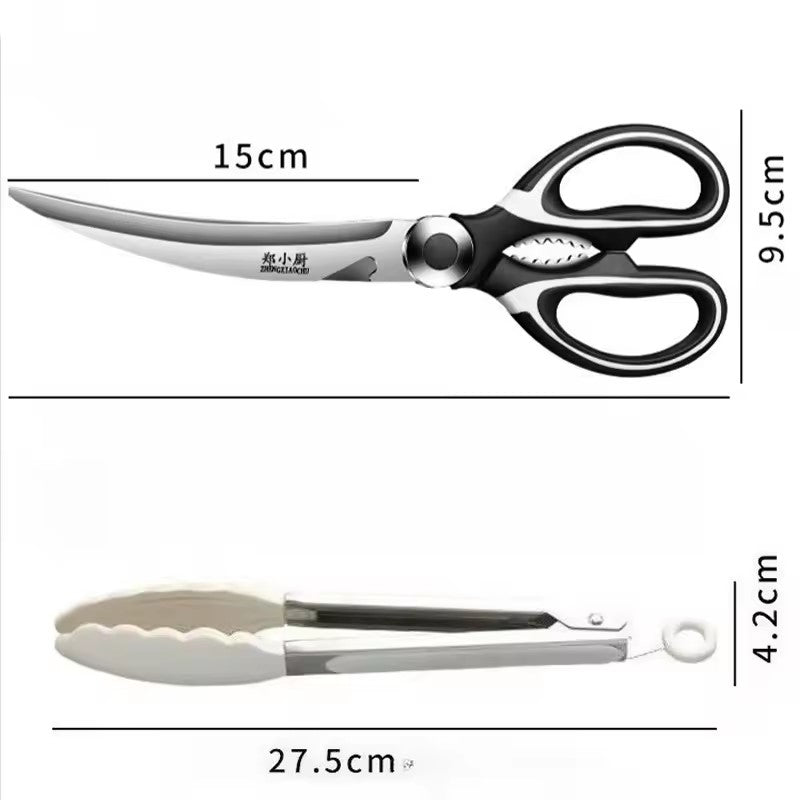 ensemble de ciseaux de cuisine 