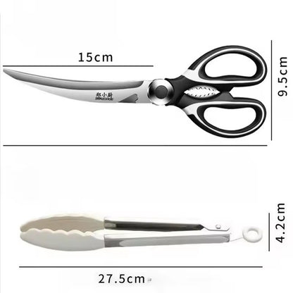 ensemble de ciseaux de cuisine 