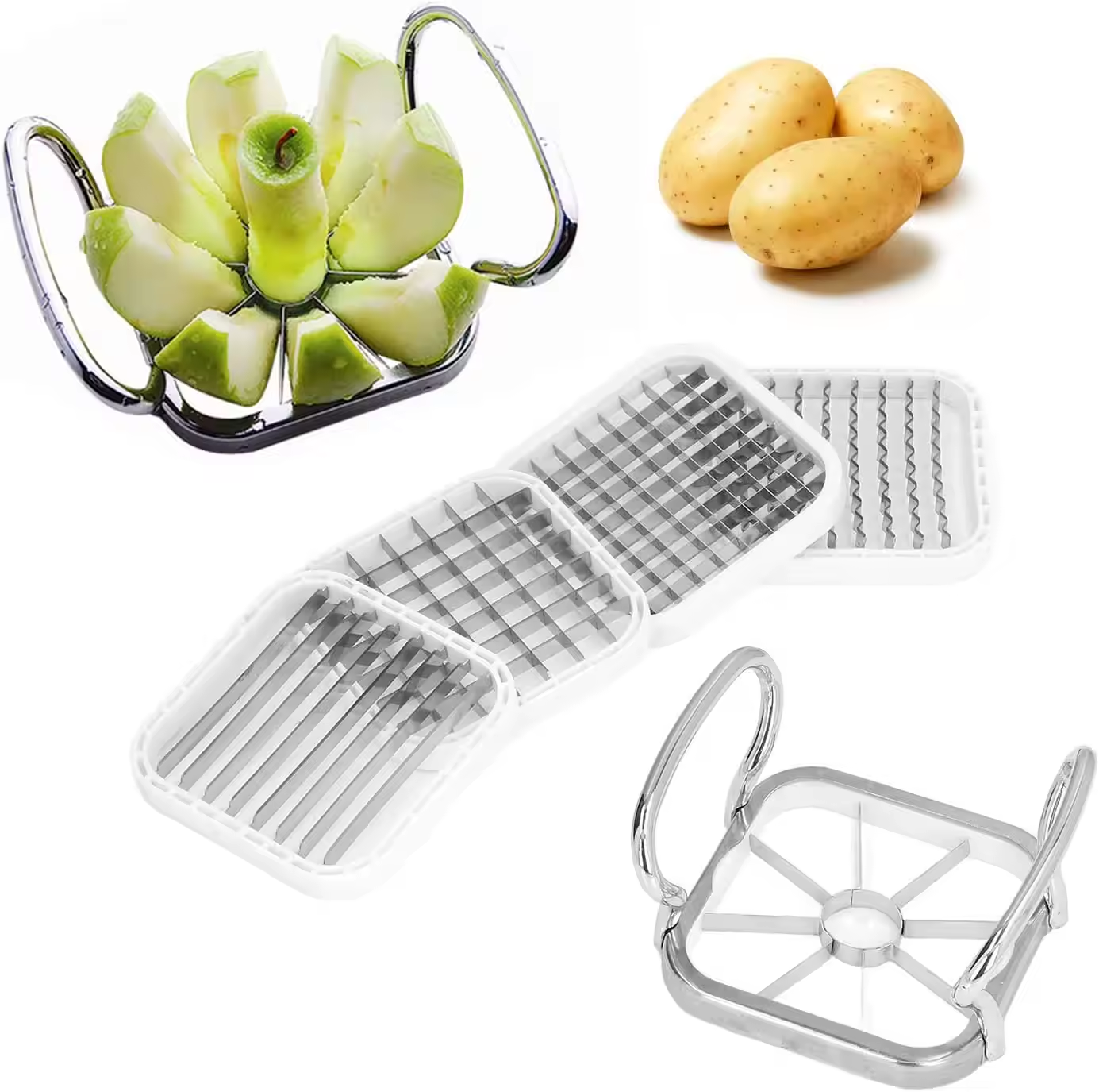 coupe frite manuel inox solide