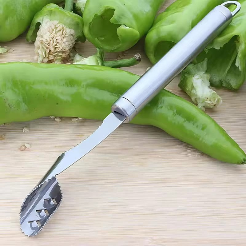 un coupe légumes manuel pour piment