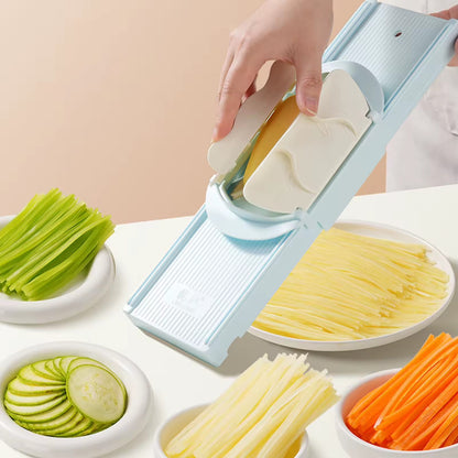 faire une julienne avec un coupe légumes manuel 