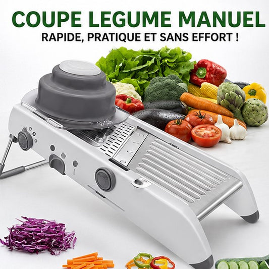 couper de legumes avec un coupe legume manuel 