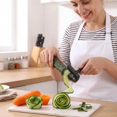 Coupe legume manuel pour couper les concombre 