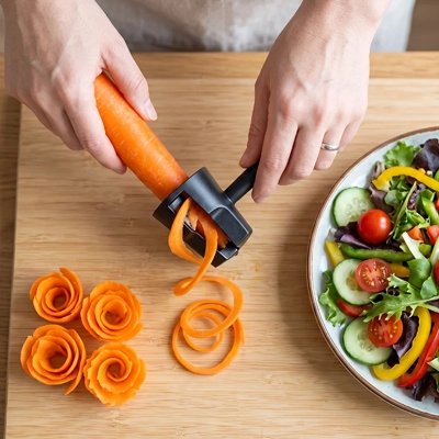 Coupe legume manuel pour faire des fleure de carotte 