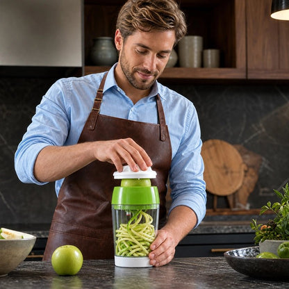 Coupe legumes dans les mains d'un homme 
