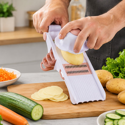 faire des chips avec un coupe legumes manuel 