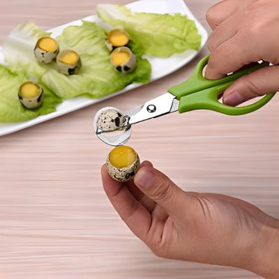 Coupe oeuf en forme de ciseaux 