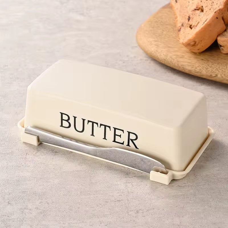 couteau à beurre avec boite blanc