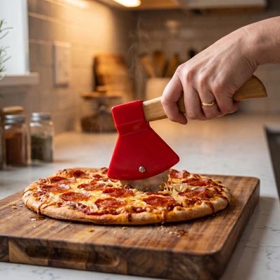 Couteau à pizza pour couper la pizza 