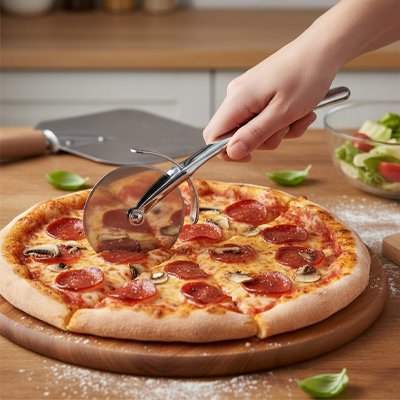 Couteau à pizza tres solide 