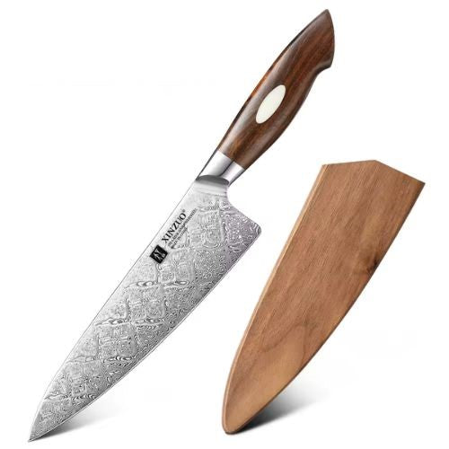 couteaux de cuisine avec etui en bois