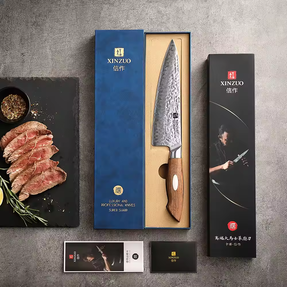 couteaux de cuisine de chef pour viande