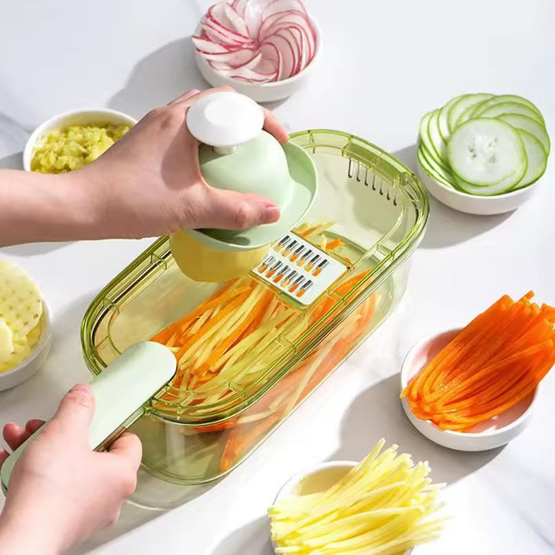 une julienne avec une cuisine mandoline 