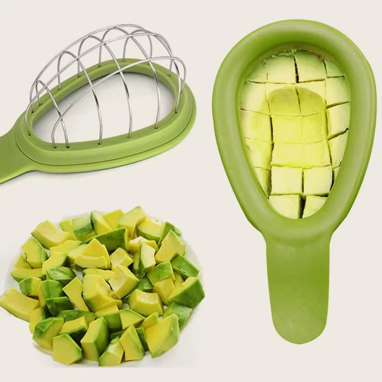 couper un avocat avec un decoupe legumes 