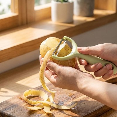  eplucher des legumes avec un Éplucheur à légumes 