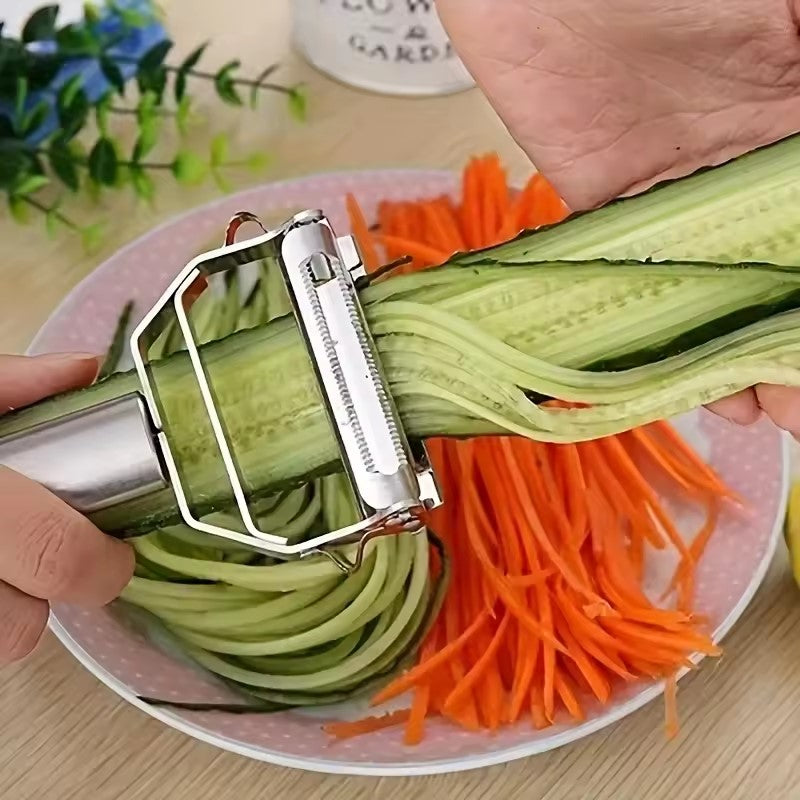 lamelles de concombre avec un eplucheur 