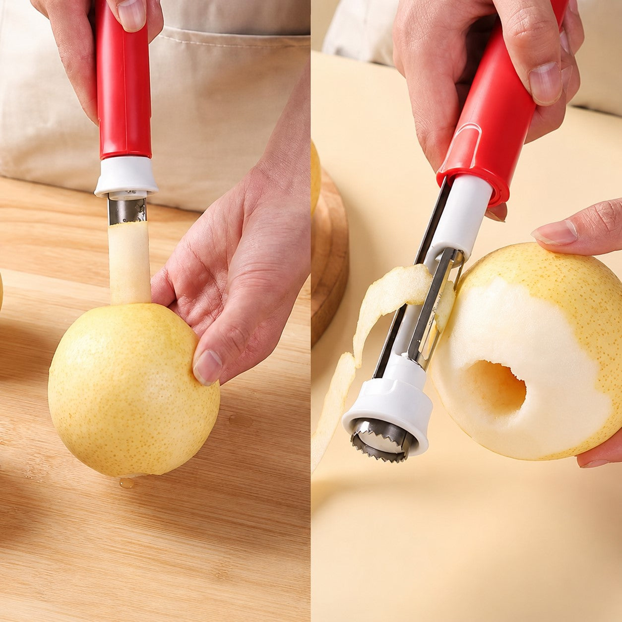 un eplucheur pomme sans effort 
