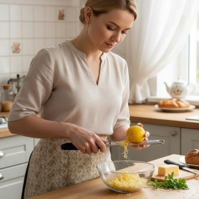 faire du zeste de citron avec un Zesteur 
