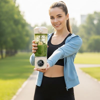  faire un smoothie avec un mini mixeur