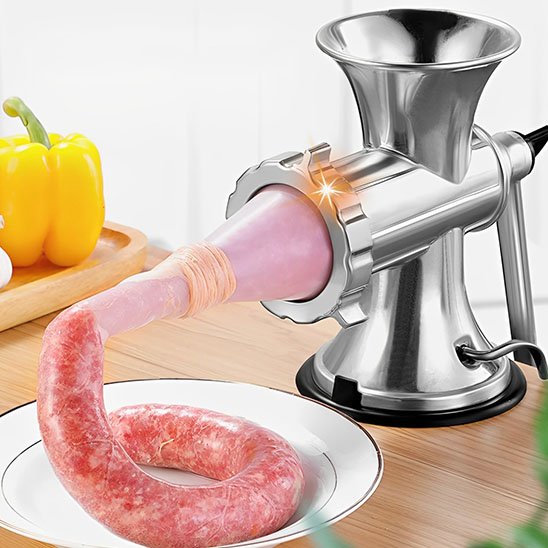 Hachoir a viande à manivelle 