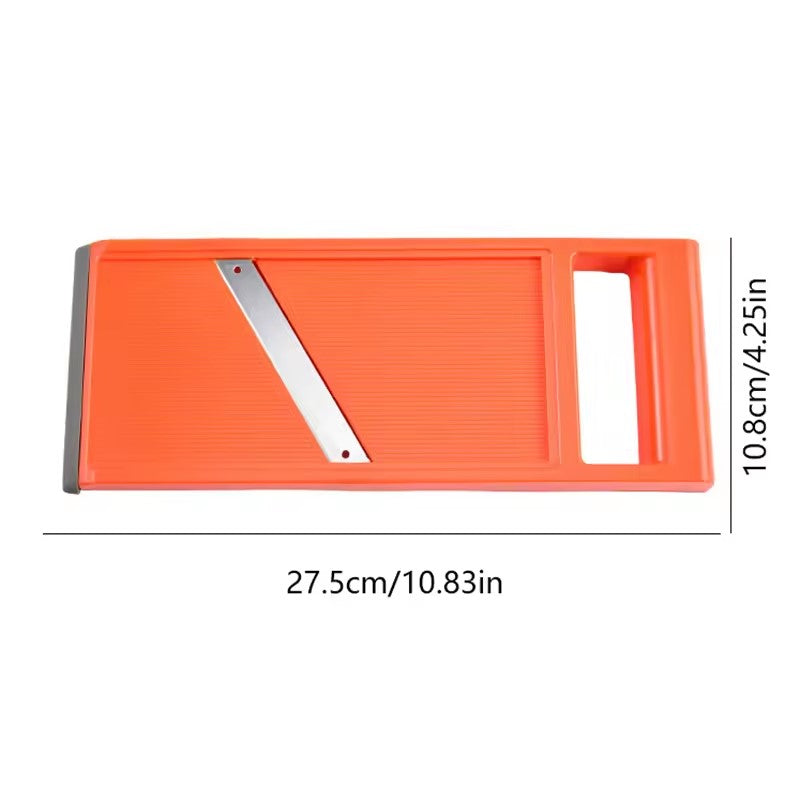 mandoline cuisine orange solide 