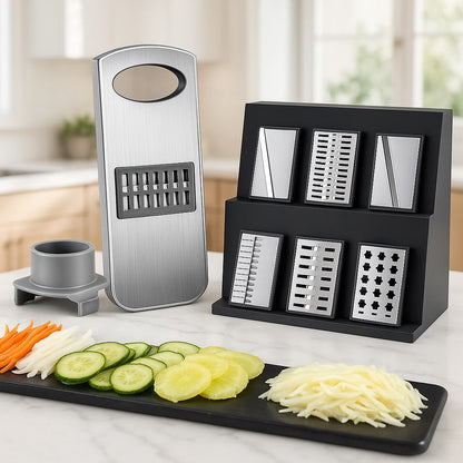 une mandoline cuisine en acier inoxydable 