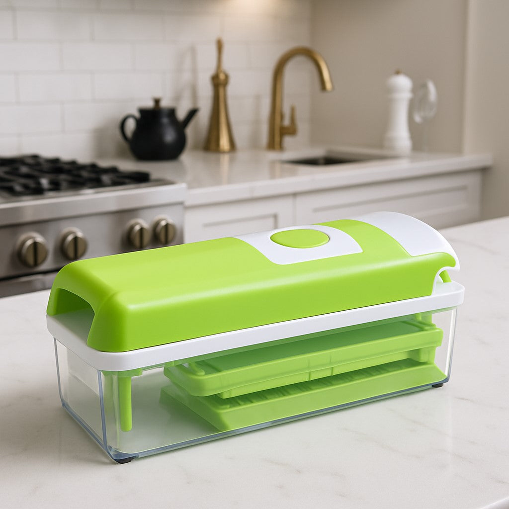 une mandoline cuisine sur un plan de travail