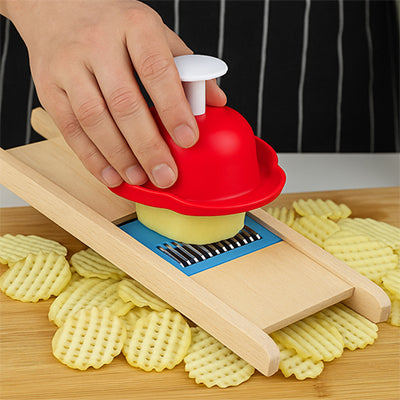 mandoline cuisine rouge 