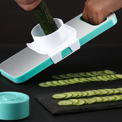 faire de rondelles de concombre avec une mandoline cuisine 