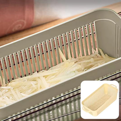 mandoline cuisine avec passoire 