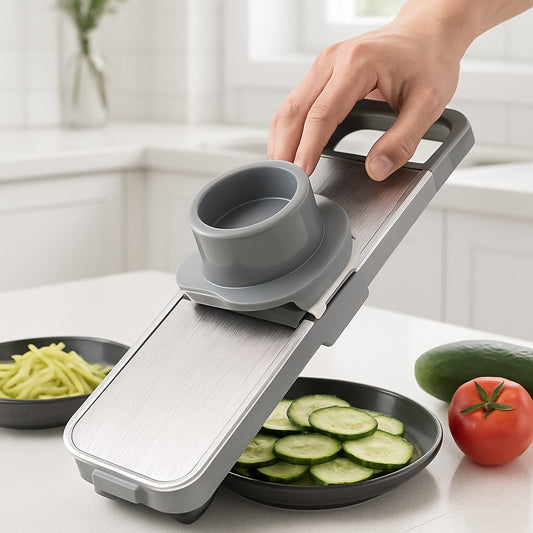 couper des courgettes avec une mandoline cuisine 