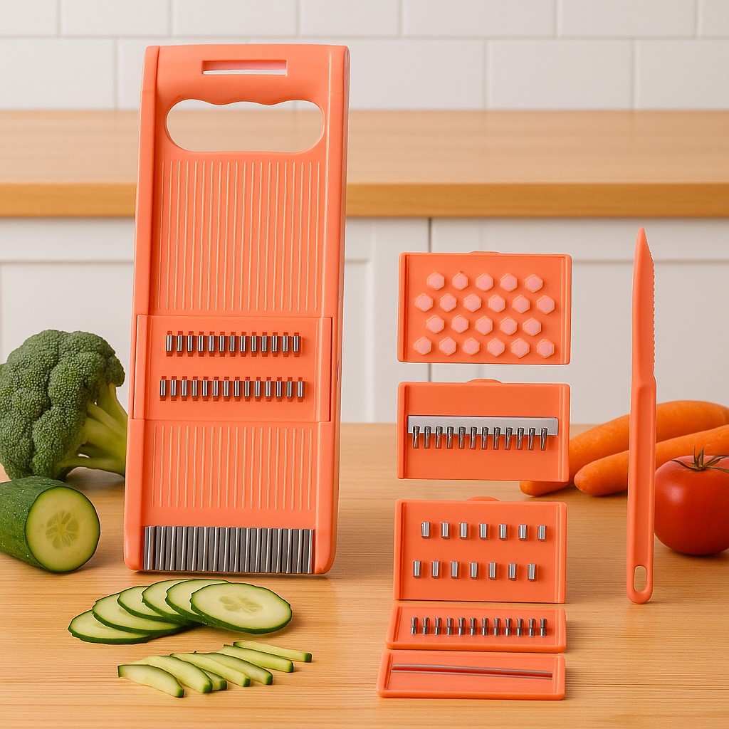 une mandoline cuisine simple orange 