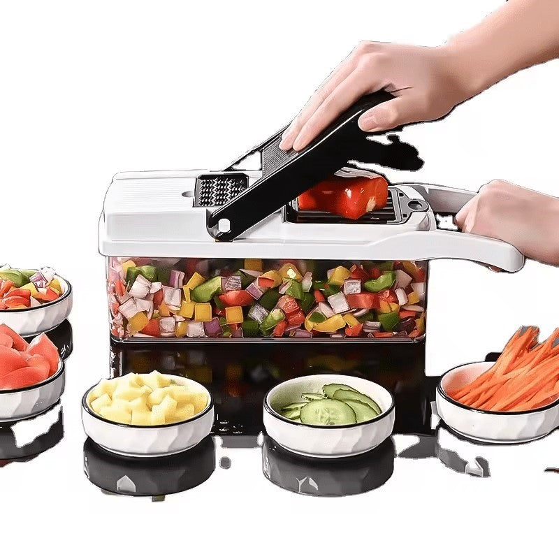 salade de légumes faite avec une mandoline cuisine 