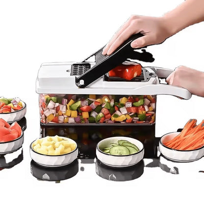 salade de légumes faite avec une mandoline cuisine 