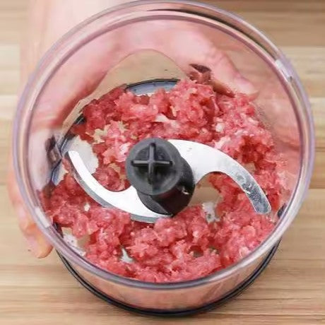 hacher la viande avec un mixeur 