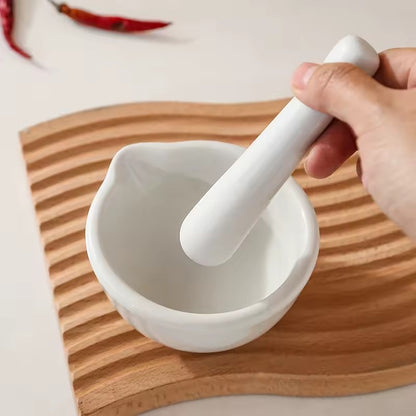 un mortier pour cuisine sue un plan de travail