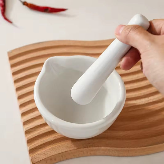 un mortier pour cuisine sue un plan de travail