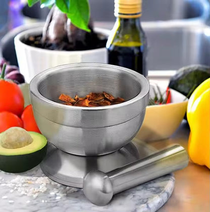 un mortier pour cuisine sur une table 