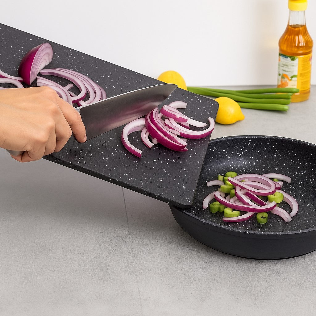 planche a decouper pour couper les oignons 
