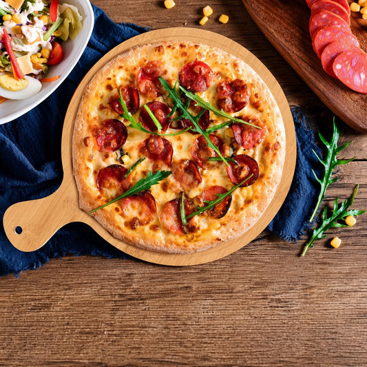 planche bois à découper pour pizza 