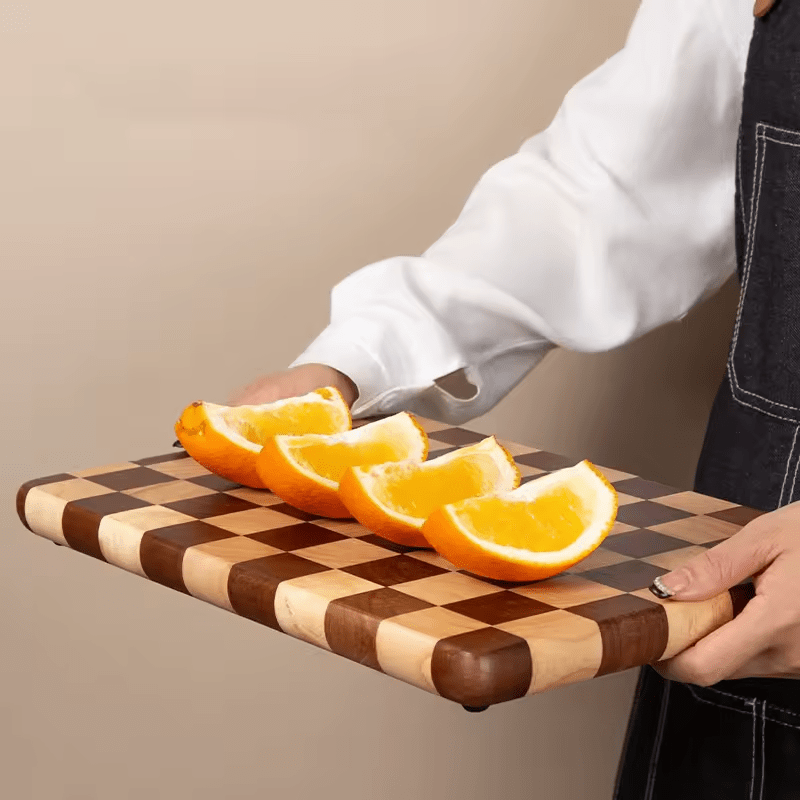 Planche bois à découper | Checkwood™ - Shopchicuisine