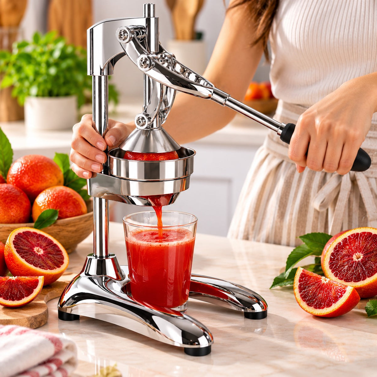faire un jus avec un press agrume 
